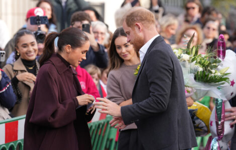 Prince Harry and Meghan cheered as they make first joint appearances since returning to UK